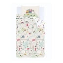 Бяло-бежово единично  памучно детско спално бельо 135x200 cm Transport – Bianca