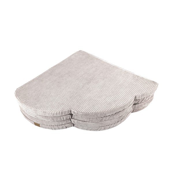 Детско килимче за игра в цвят слонова кост 160x160 cm – Meowbaby-image-3