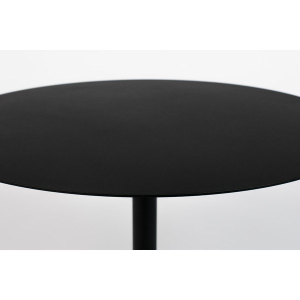 Черна метална кръгла масичка за кафе ø 60 cm Snow – Zuiver-image-2
