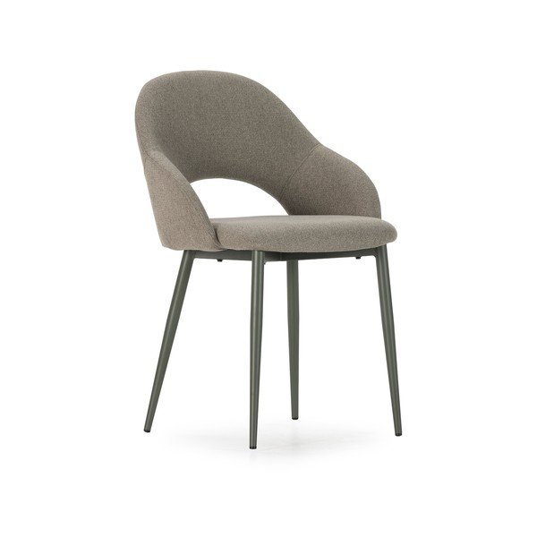 Зелени тапицирани трапезни столове в комплект 2 бр. Lia – Marckeric