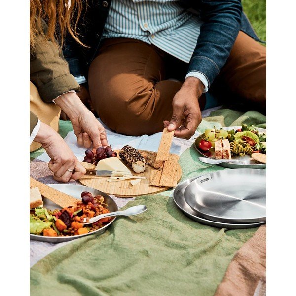 Чинии в комплект 4 бр. от неръждаема стомана в сребрист цвят ø 25,5 cm – Black + Blum-image-3