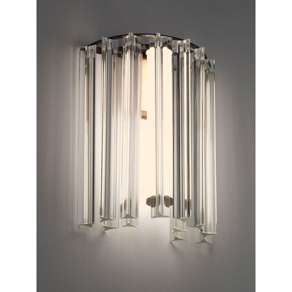 Стъклена LED стенна лампа в месингов цвят Nol – Nova Luce-image-4