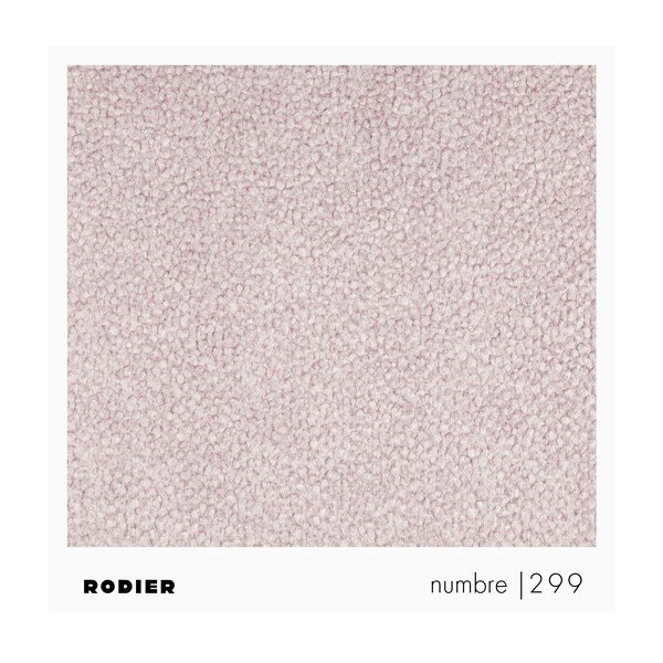 Светлорозов ъглов диван от букле (ляв ъгъл) Mirel – Rodier-image-4