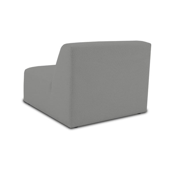 Сив модулен диван от букле (среден модул) Roxy – Scandic-image-3