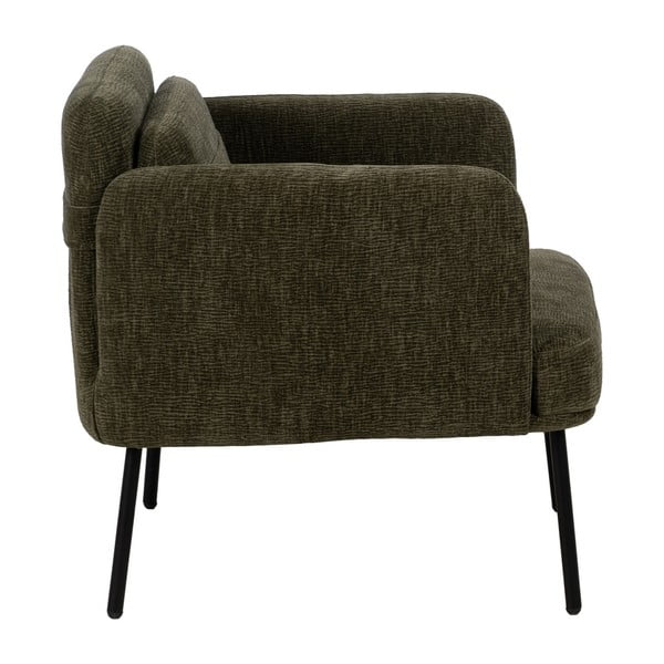 Зелено шенилово кресло Bind – Ixia-image-3