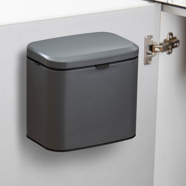 Тъмносив контейнер за компостируеми отпадъци 4 l Essentials – Ladelle-image-1