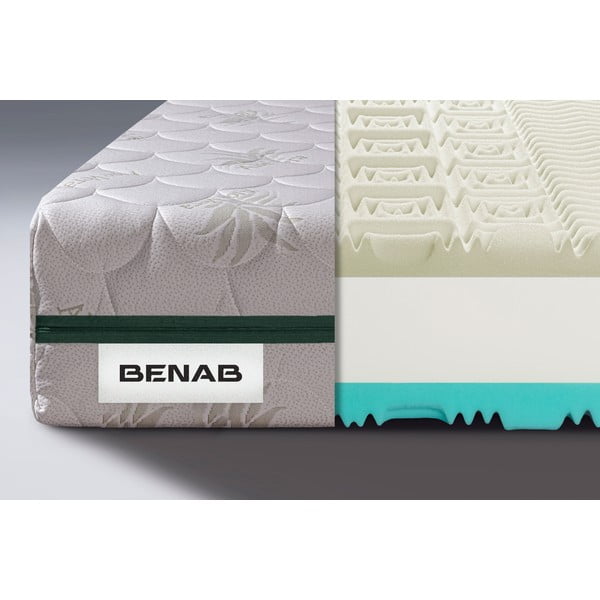 Двустранен матрак от твърда/средна пяна 160x200 cm BonRelax HR VISCO - BENAB-image-1