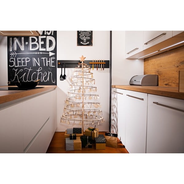 Комплект от 10 дървени коледни декорации Medium - Spira-image-4