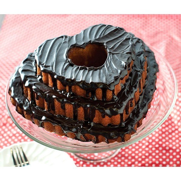 Форма за торта с карамел , 2,8 л Heart - Nordic Ware-image-2