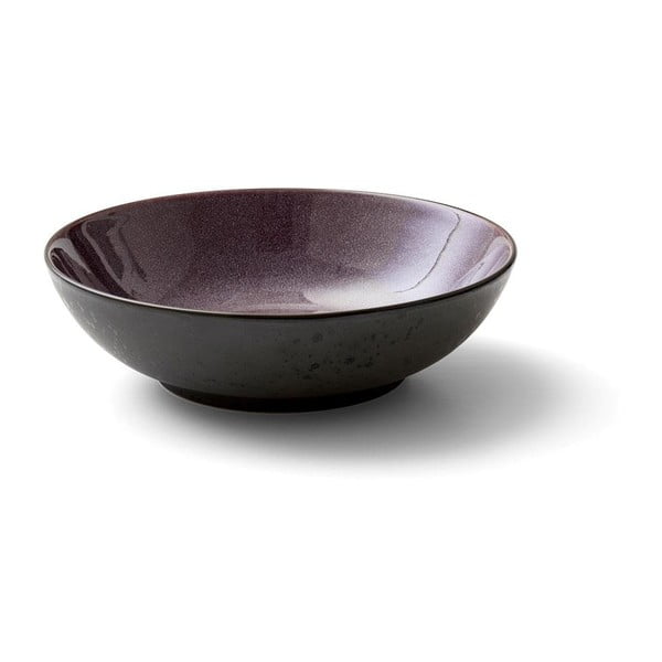 Висококачествена лилаво-черна каменна купа за салата, ø 24 cm Mensa - Bitz