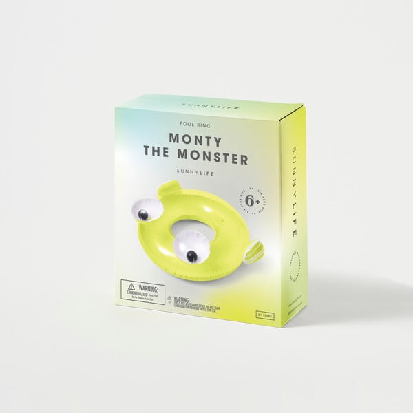 Надуваем пръстен , ø 110 cm Monty the Monster - Sunnylife-image-1