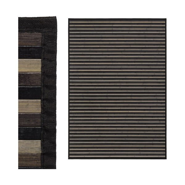 Сив бамбуков килим 140x200 cm – Casa Selección-image-2