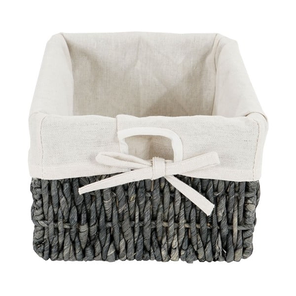 Komoda s košíky a dvěma zásuvkami Shabby, šedá-image-3