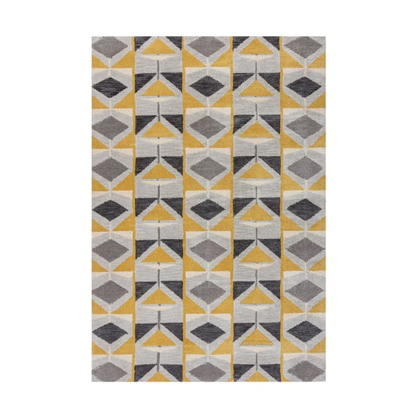 Сив и жълт килим , 160 x 230 cm Kodiac - Flair Rugs
