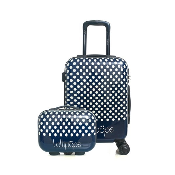 Комплект от сини 4 колела за багаж и куфар Lollipops Penny - LOLLIPOPS