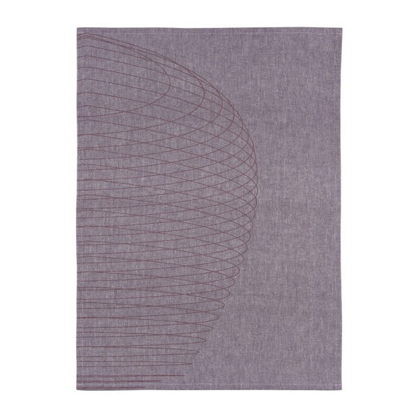 Лилава кухненска кърпа Кръгове, 70 x 50 cm - Zone