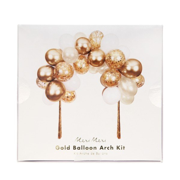 Парти аксесоари в комплект 40 бр. Gold Balloon Arch – Meri Meri-image-1