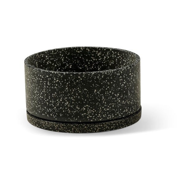 Комплект от две тъмно сиви саксии Terrazzo - Bonami Selection-image-2