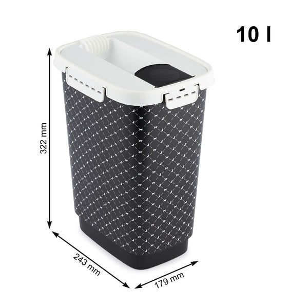 Черна кутия за пелети 10 л Cody - Rotho-image-4