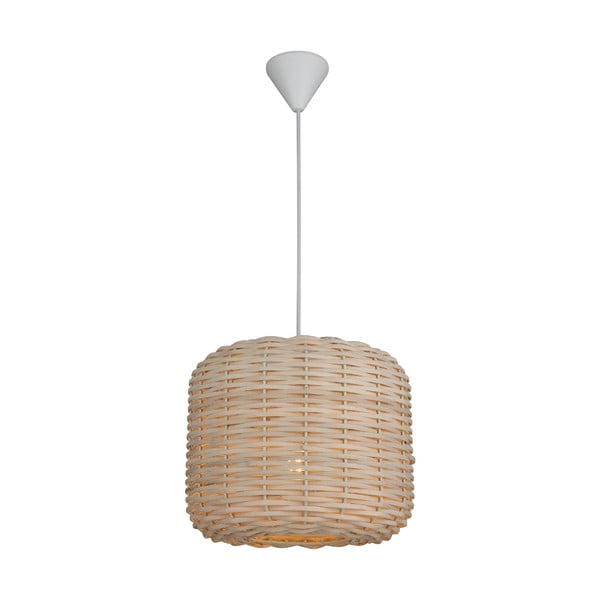 Висяща лампа с бамбуков абажур o, ø 30 cm Bambo - Homemania Decor