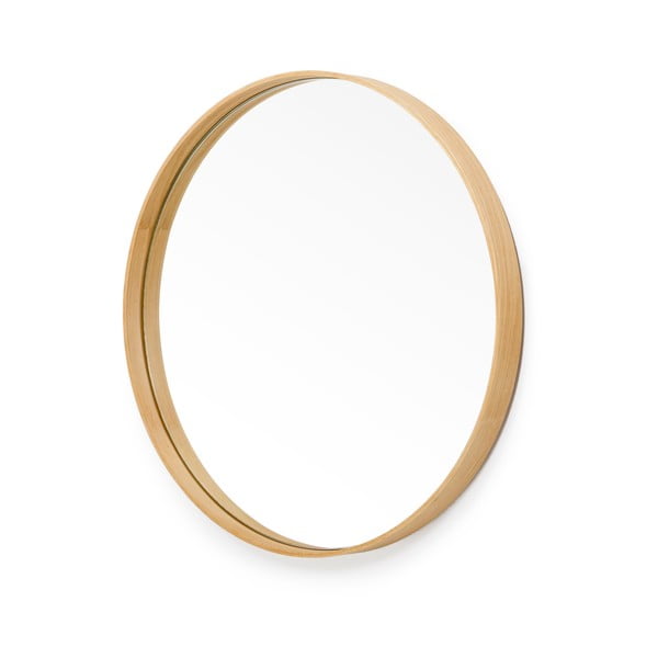 Стенно огледало с дъбова рамка Glance, ø 45 cm Galnce - Wireworks-image-2