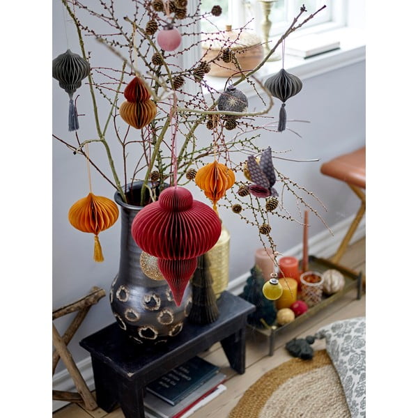 Висящи коледни орнаменти в комплект от 4 броя Milay - Bloomingville-image-1