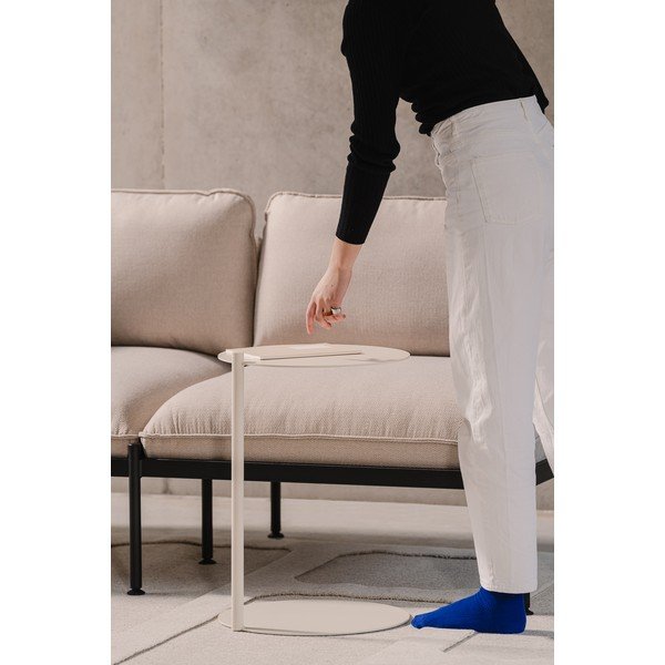 Стоманена кръгла странична масичка 41x40 cm Ande – noo.ma-image-3