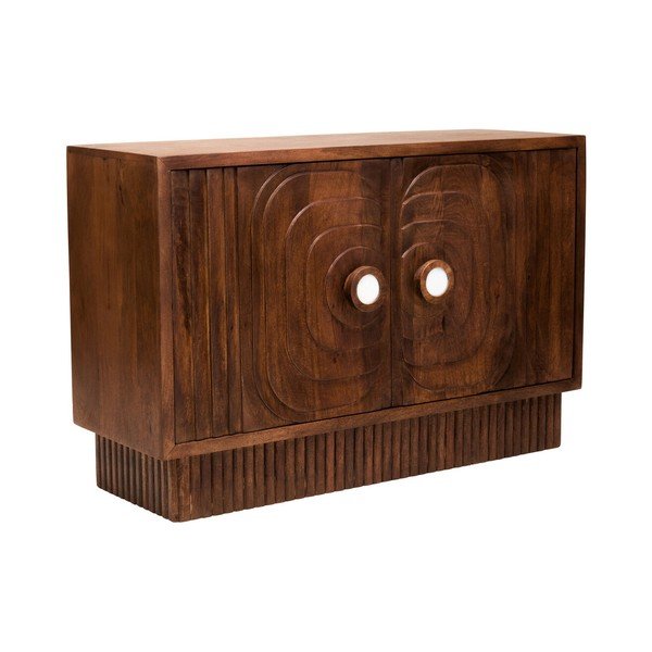 Скрин от масивно манго в тъмно естествен цвят 40x75x116 cm Sangar – Premier Housewares