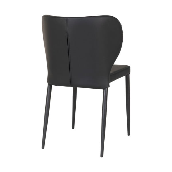 Черни трапезни столове в комплект от 4 броя Pisa - House Nordic-image-4