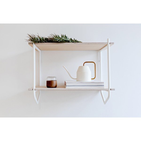 Стенен рафт с бяла рамка Dessus - EMKO-image-4