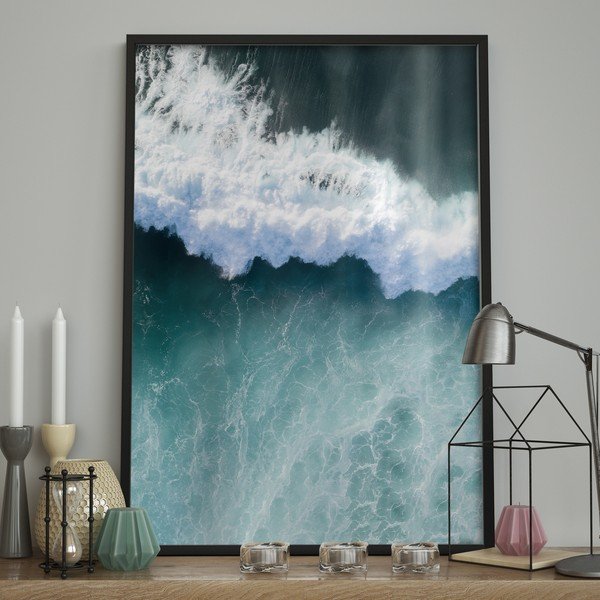 Плакат за стена в рамка BILLOW, 70 x 100 cm Billow - DecoKing-image-1