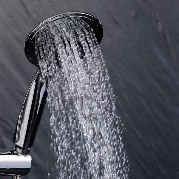 Пластмасов душ комплект от в матово сребрист цвят с ръчен душ 70 cm Hydro – douceur d'intérieur-image-2