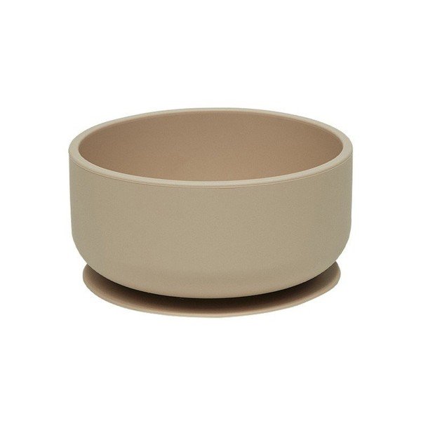 Бежова силиконова детска купичка ø 6 cm Enkei – OYOY Mini
