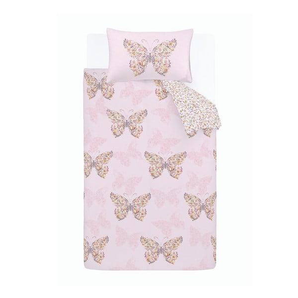 Детско единично спално бельо 135x200 cm Enchanted Butterfly - Catherine Lansfield