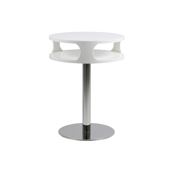 Bílý konferenční stolek Actona Caspian, výška 60 cm-image-2
