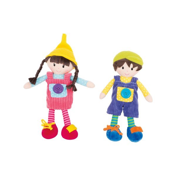 Комплект от 2 детски парцалени кукли Ноа и Ема - Legler-image-2