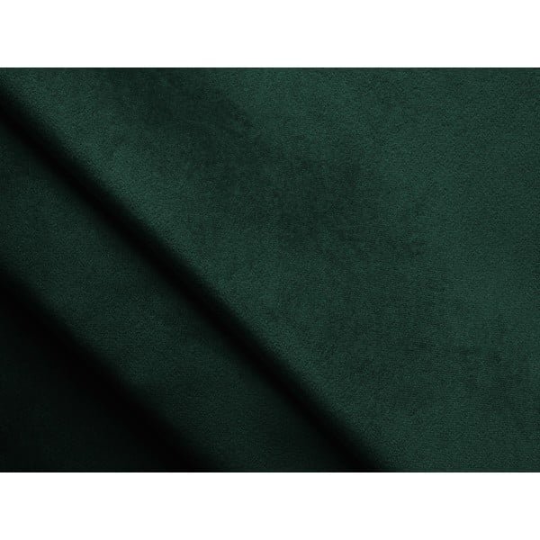 Тъмнозелено кадифено двойно легло 140x200 cm тапицирано с място за съхранение и включена подматрачна рамка Hiko – Makamii-image-2