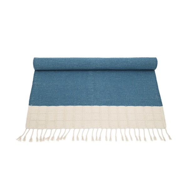 Син килим 150x100 cm Lucia - Nattiot-image-3