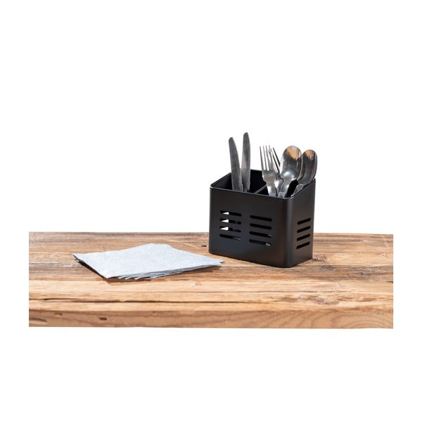 Черна стойка за прибори за хранене Black Outdoor Kitchen Baco - Wenko-image-1