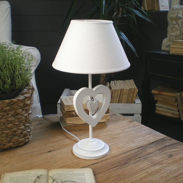Stolní lampa White Antique, 53 cm