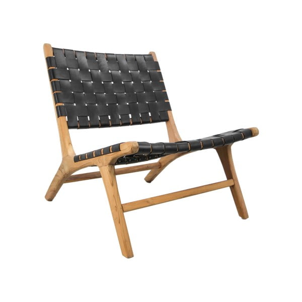 Кресло от тиково дърво Черно - HSM collection