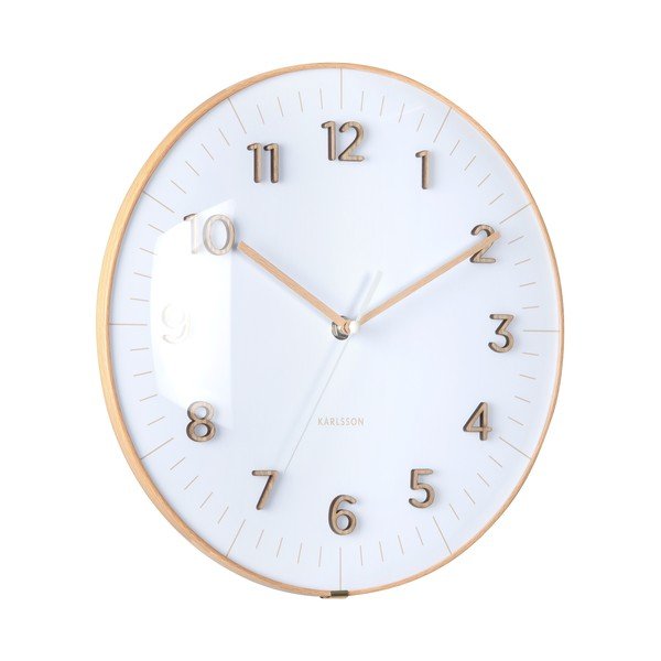 Стенен часовник ø 30 cm Esencia Dome – Karlsson-image-2