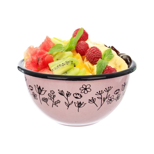 Розова емайлирана купа Meadow, ø 12 cm - Orion-image-2