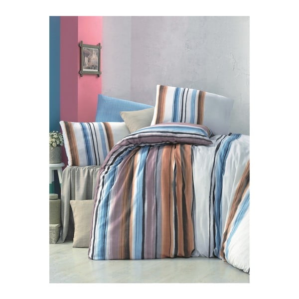 Спално бельо с чаршаф за двойно легло Seren, 200 x 220 cm - Mijolnir