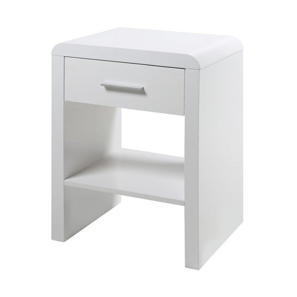 Бяло нощно шкафче Supernova - Actona-image-2