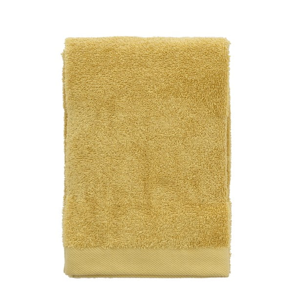 Жълта кърпа от органичен памук 50x100 cm Comfort - Södahl