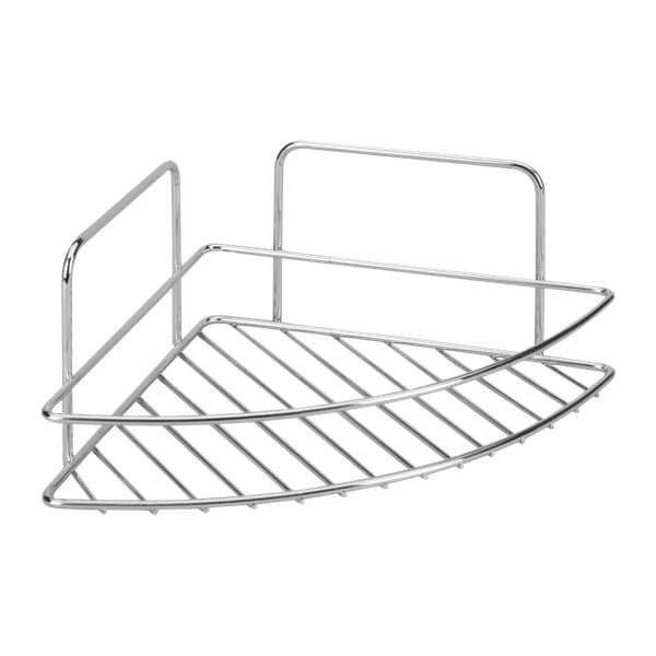 Стоманен рафт за баня в блестящо сребрист цвят Luxy – Metaltex