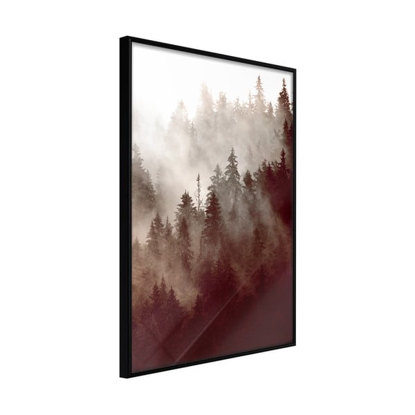 Плакат в рамка , 30 x 45 cm Forest Fog - Artgeist
