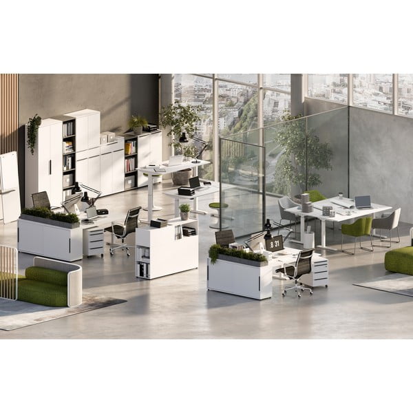 Работна маса с регулируема височина 80x120 cm Mailand – Germania-image-3