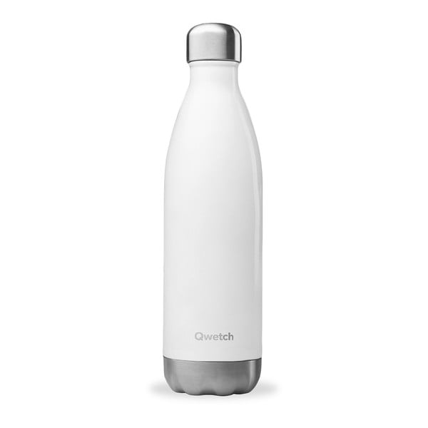 Бяла бутилка от неръждаема стомана за пътуване 750 ml Originals - Qwetch